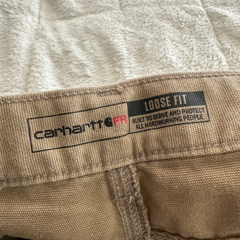 Carhartt FR Pants Tan 33 x 36 TALL - Picture 3 of 5